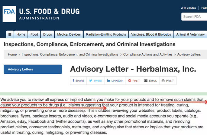 美国FDA警告：所有美国保.健品jue不会有这一功